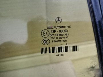 фото thumb №3, Скло правий зад mercedes w207 09-16