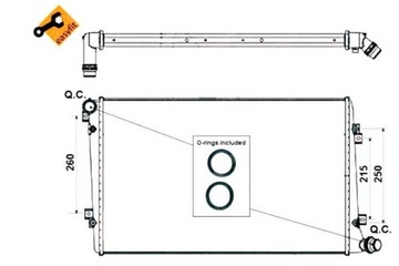 фото thumb №2, Радіаторів vw golf 5 1,9 2,0tdi nrf