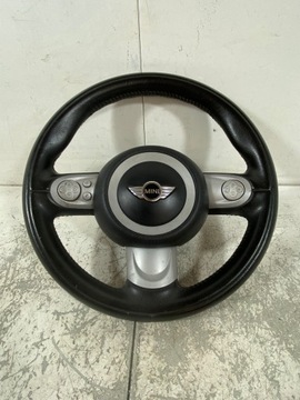 фото thumb №10, Руль mini cooper r56 чёрная кожа мультифункция