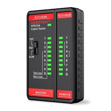 ТЕСТЕР КАБЕЛЕЙ ЛВС RJ11 RJ45 ПОИСК КАБЕЛЬНЫХ ПАР HABOTEST HT812