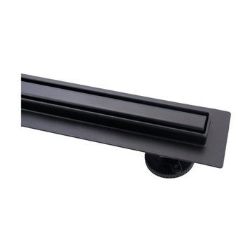 КОВРИК ДЛЯ ЛИНЕЙНОГО СТОКА ЧЕРНЫЙ SLIM 80 СМ HAGSER IRIS