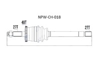 фото thumb №11, Полуось приводная jeep grand cherokee 99-04 with vari-lock левая nty