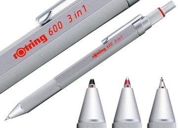 ПРОФ.АВТОМАТИЧЕСКИЙ КАРАНДАШ. MULTIPEN 3в1 RO600 ROTRING