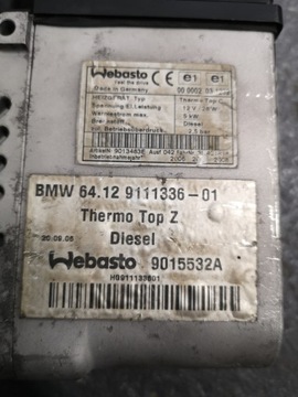 фото thumb №7, Вебасто термо top c bmw e65 64.12 9111336-01 top з