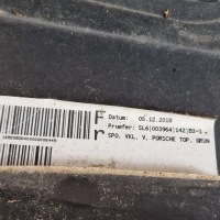 Спойлер накладка бампера передний porshe 911 991 turbo lift с Разборки, фото thumb