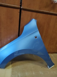 фото thumb №12, Крыло левый skoda rapid lq5x 2012- с отверстие na поворотник