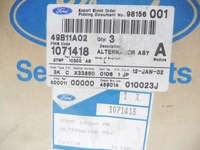 фото thumb №8, Генератор ford fiesta mk3 puma courier оригинальный номер 1071418