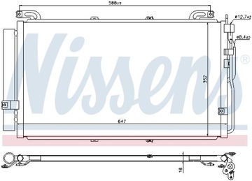 фото thumb №11, Радіаторів кондиціонера hyundai matrix 01- 1.6 i 16