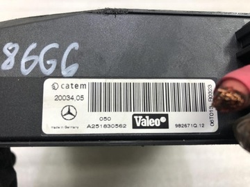 фото thumb №8, Отопитель электрический mercedes w164 a251830562