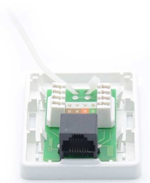 СЕТЕВАЯ РОЗЕТКА RJ45 RJ-45 8P8C CAT5E ИНТЕРНЕТ