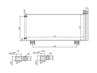 фото thumb №1, Lexus rx 2009-2012 радиатор кондиционера 8846048150