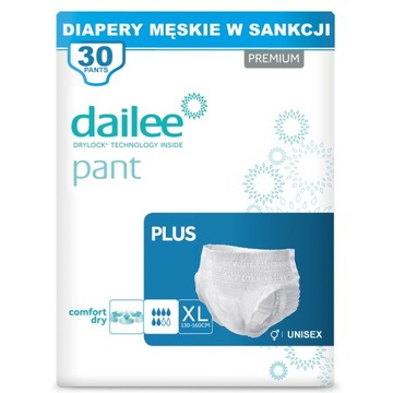 Трусики впитывающие Dailee Pants Plus L 30 шт (2х15 подгузников для взрослых)