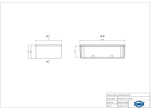 Z77 КОРПУС 71,5x124 h=38,0 мм Z-77