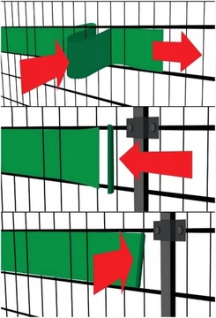 FENCE TAPE 19X35 SOLID Крышка + ЗАЖИМЫ JSZ