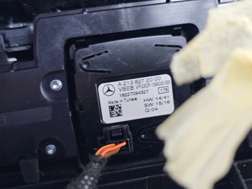 фото thumb №15, Рамка туннель панель idrive mercedes w213 pad e климат пепельница часы led