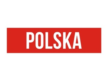 Наклейка на автомобиль ПОЛЬША, патриотическая Польша