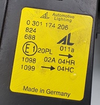 фото thumb №8, Лампа правая перед ford mondeo mk3 0301174206 евро