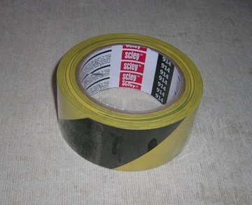 Taśma klejąca Ostrzegawcza 48mm x 33m żółta