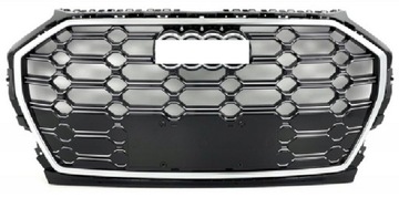 фото thumb №1, Audi q5 sq5 ii 80a s-line 21- sportback решётка решётка радиатора тёмный серый блеск