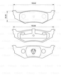 фото thumb №2, Тормозные диски тормозные колодки задняя bosch chrysler pt cruiser