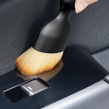 BARDZO MIĘKKI PĘDZEL DO CZYSZCZENIA WNĘTRZA AUTO DETAILING NAWIEWÓW PIANO