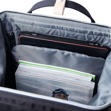 WRO Damski plecak szkolny Himawari HM1882 na laptopa 15,6 CORDURA camelowy