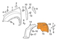 фото thumb №4, Gmc acadia 07-12 підкрилок передні праві oem