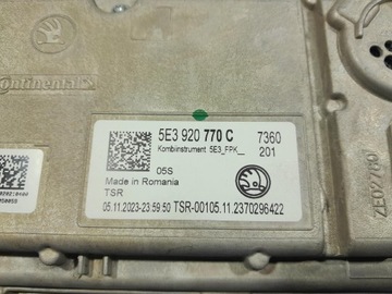 фото thumb №5, Skoda octavia iv 1.5 tsi e-tec 150 km прилади спідометр  віртуальний eu 5e3920770c