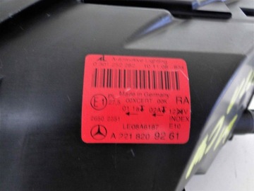 фото thumb №11, Mercedes w221 221 рестайлінг лампа права ксенон bi-xenon