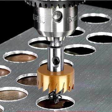 OTWORNICE WIDIOWE DO METALU STALI 5szt 16-30mm