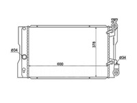 фото thumb №1, Pontiac vibe 2009 радиатор 164100t040
