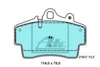фото thumb №1, Гальмівні колодки гальмівні керамічні porsche boxster cayman