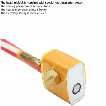 12-вольтовый экструдер Hotend с головкой 0,4 мм