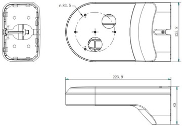 Настенное крепление для PTZ-камер DS-1294ZJ-PT