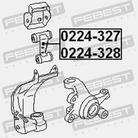 фото thumb №11, Febest 0224-327 рычаг, подвеска колеса