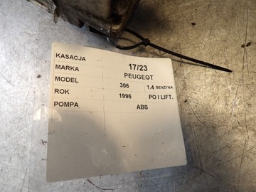 фото thumb №7, Насос abs peugeot 306 0265216052 9624404280