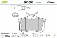 Купить Тормозные колодки ham. ford mondeo 2 2000 ge 10 301681, фото thumb