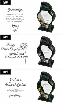 Znicz faraon z różą PIĘKNY wysoki lampion TWOJA DEDYKACJA WŁASNY GRAWER