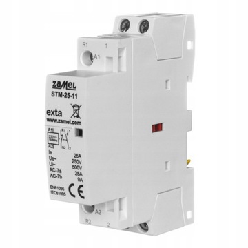 КОНТАКТОР МОДУЛЬНОЙ УСТАНОВКИ 25А AC НЗ НО 230В