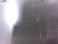 фото thumb №5, Vw golf plus рамка панель обдув 5m0819422