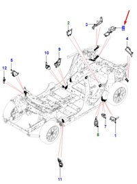 фото thumb №1, Jaguar i-pace x590 rear правый панель insulator t4k1701 original