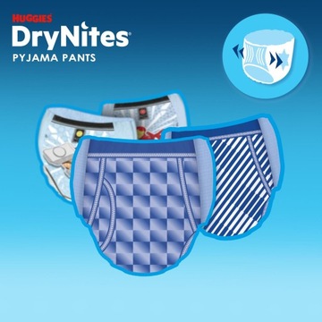 3x HUGGIES Pieluchomajtki noc chłopiec 8-13 lat 9sz