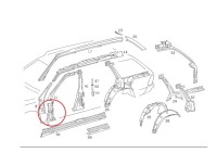 фото thumb №5, Mercedes w124 стойка a запчасть наружный. нижняя левая