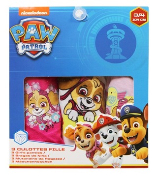 ТРУСИКИ ДЛЯ ДЕВОЧЕК PAW PATROL, ТРУСИКИ FAIRY TAILE, НАБОР 3 НАБОРА, 4/5 ЛЕТ, 110