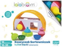 TREFL LalaBoom Корзинка-сортировщик «Шарики-кубики»