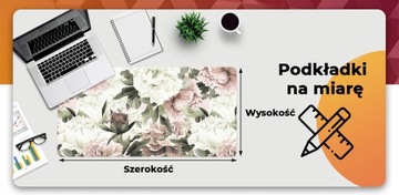 Dla dzieci Trwała mata 100x50 Vintage bukiet róż