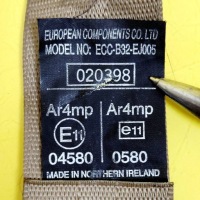 Ремінь безпеки ліва перед rover 414 - 416 - 420 5d eccb32ej005 nr2258 Доставка, фото thumb