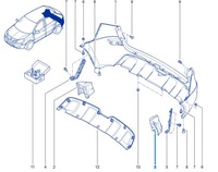 фото thumb №16, Новый оригинальный номер абсорбер бампера левый зад renault koleos i 85095jy00a