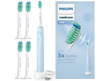 Зубная щетка Philips Sonicare 2100 Blue Sonic входит в комплект.