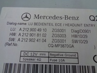 фото thumb №3, Mercedes w212 радио cd